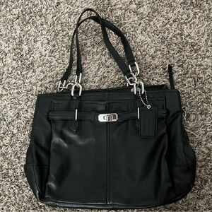 Black Coach Chelsea Leather Purse